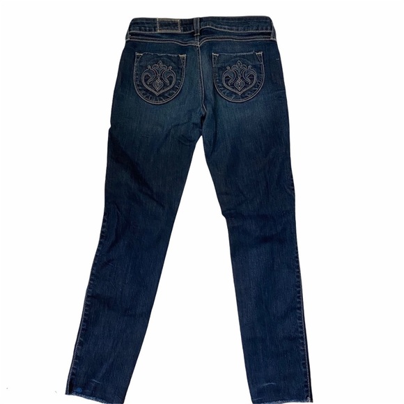 Siwy Dark Wash Distressed Skinny Low Rise Jeans 27 - Picture 4 of 7